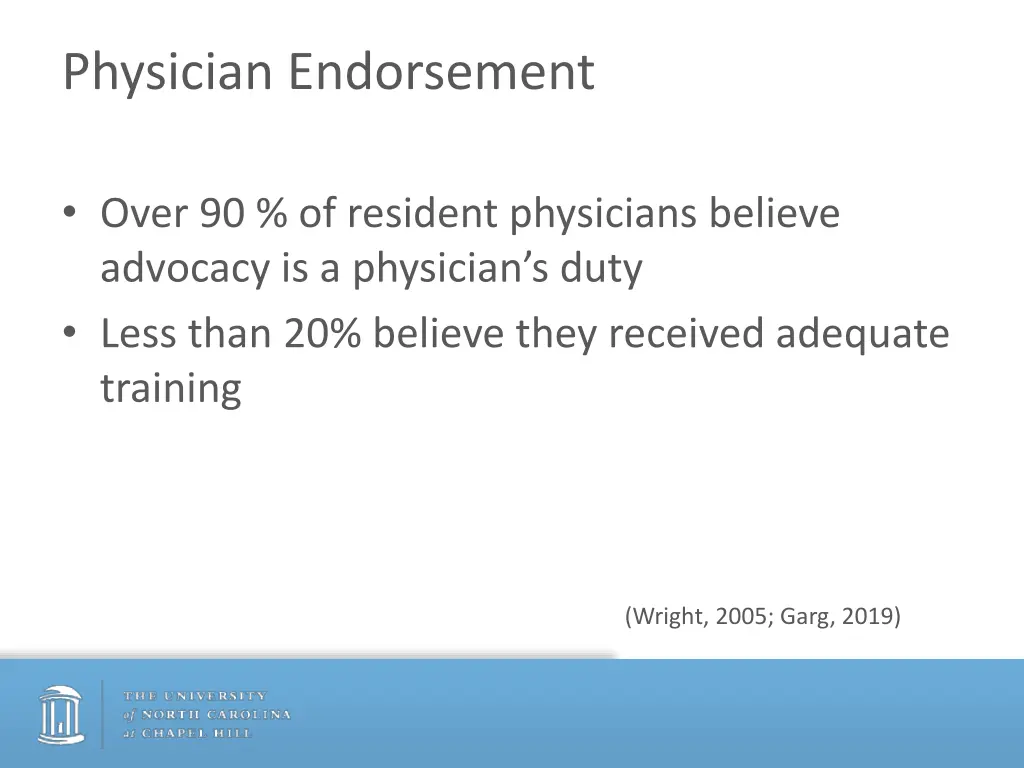 physician endorsement
