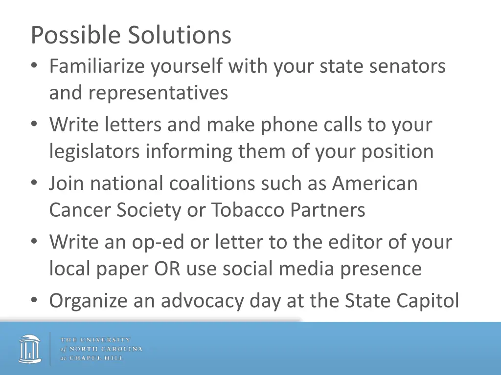 possible solutions familiarize yourself with your