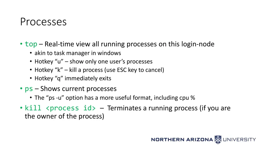 processes