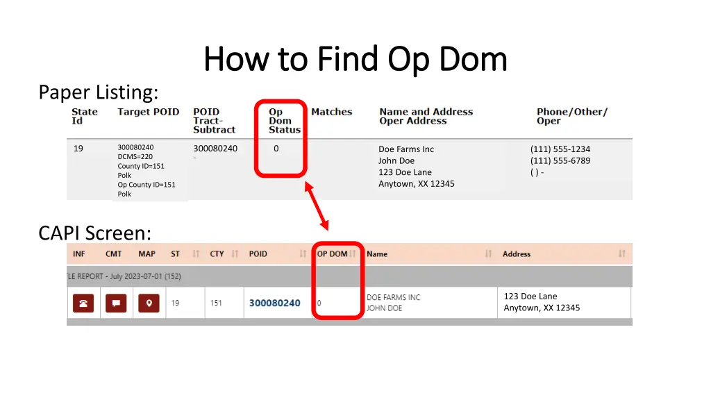 how to find op dom how to find op dom