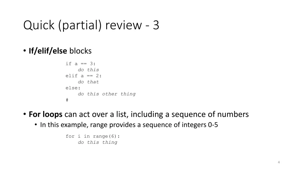 quick partial review 3
