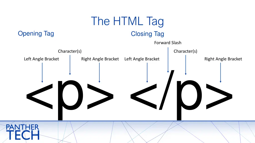 the html tag