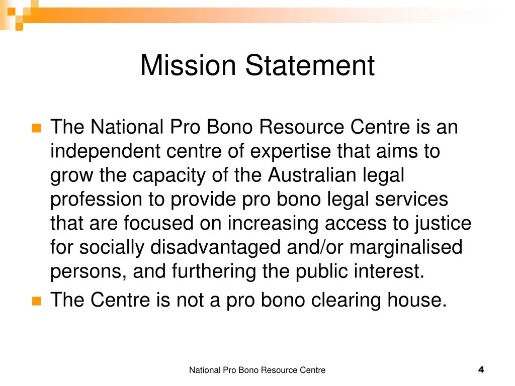 mission statement