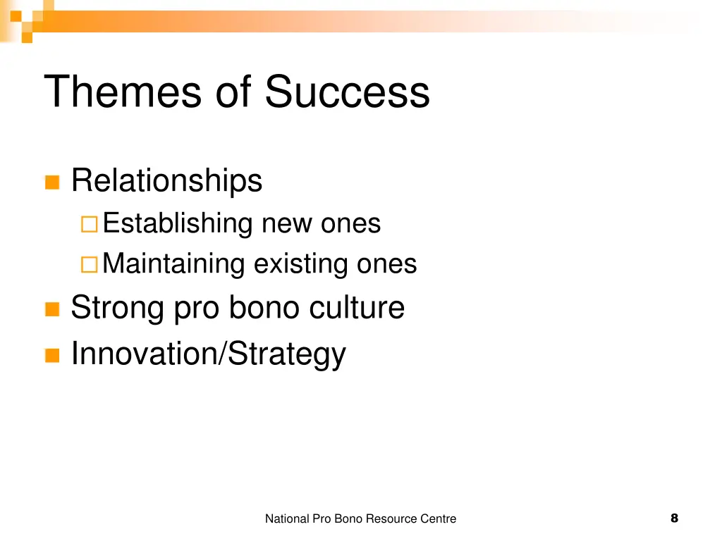 themes of success