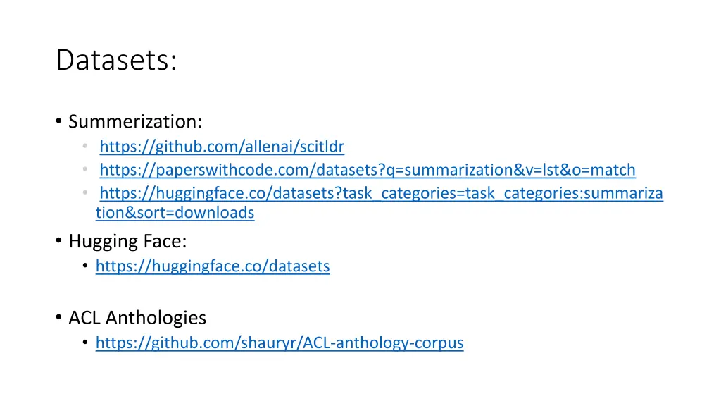 datasets 2