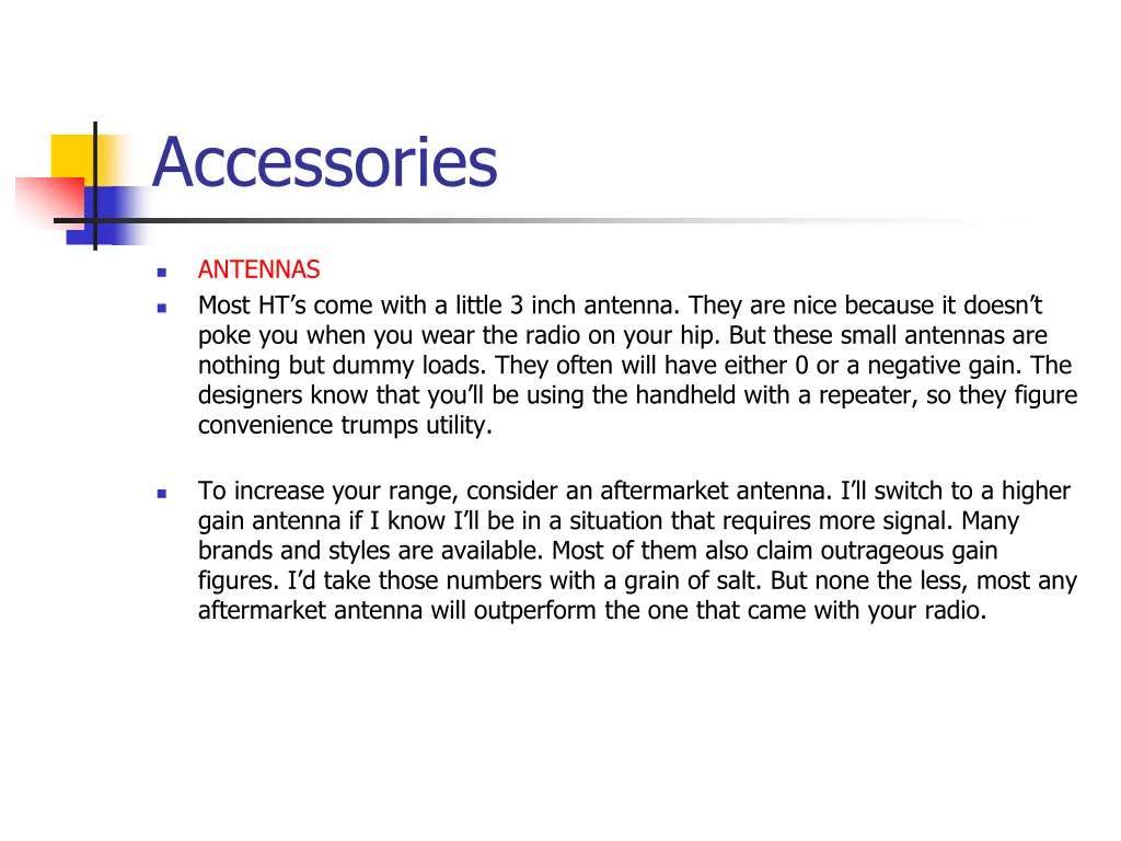 accessories