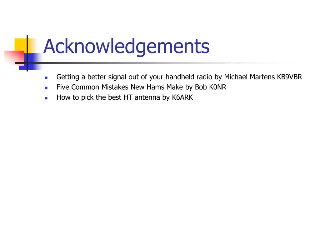 acknowledgements
