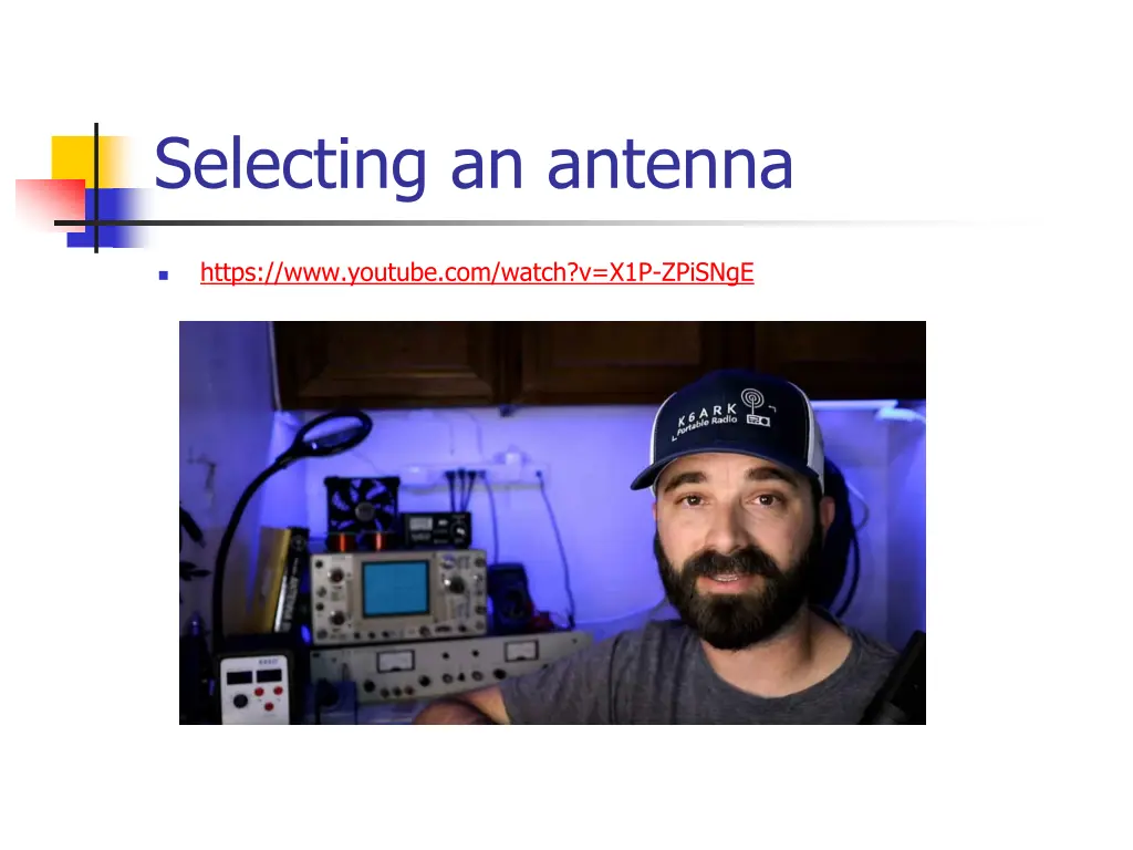 selecting an antenna