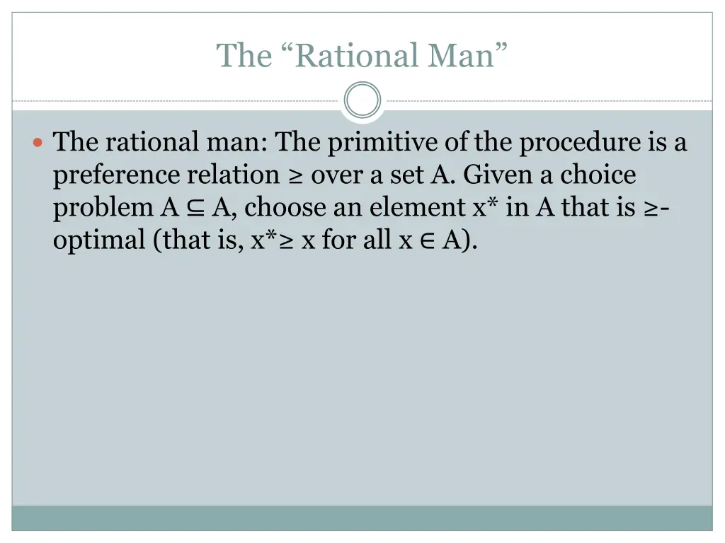 the rational man 2