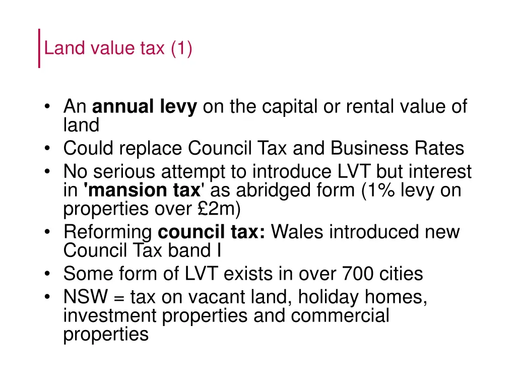 land value tax 1