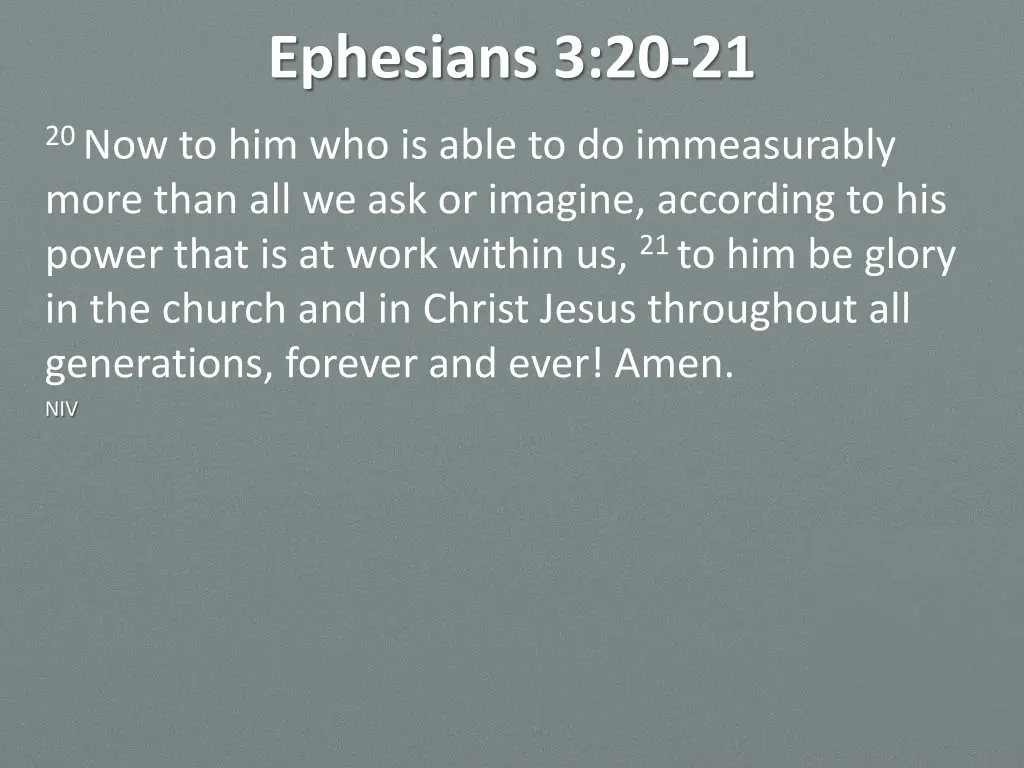 ephesians 3 20 21