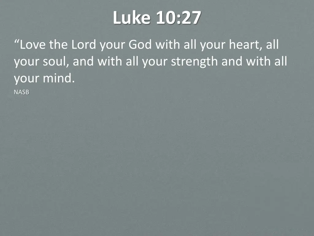 luke 10 27