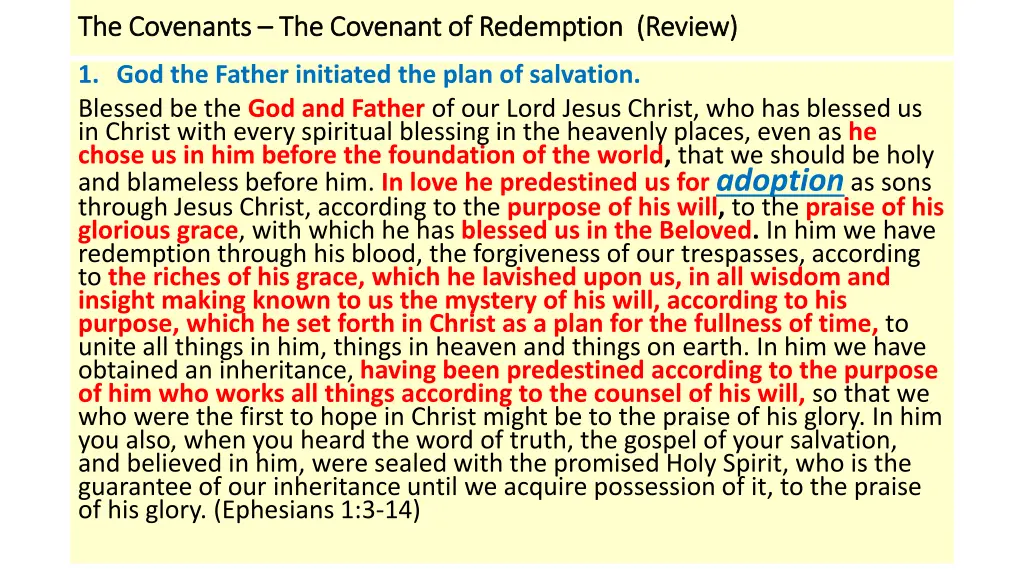 the covenants the covenants the covenant