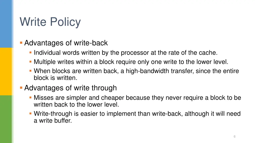 write policy 1