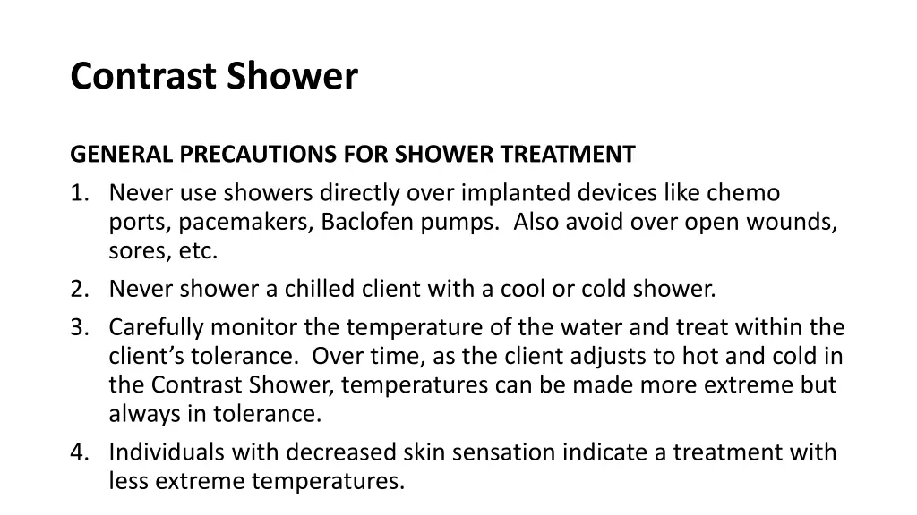 contrast shower 5