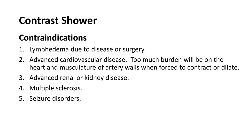 contrast shower 9