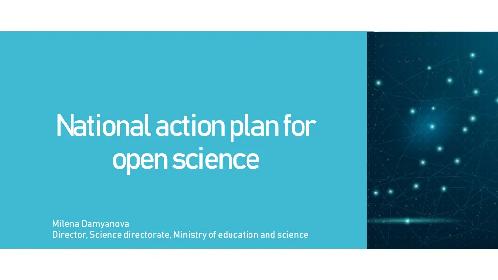 national action plan for open science