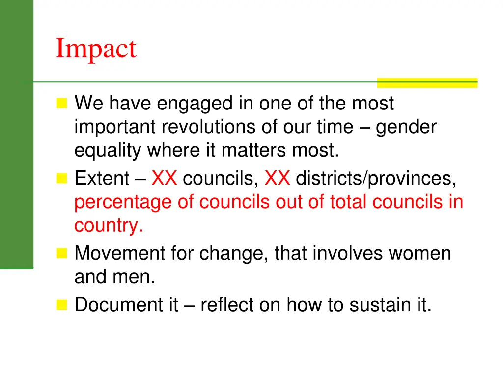 impact