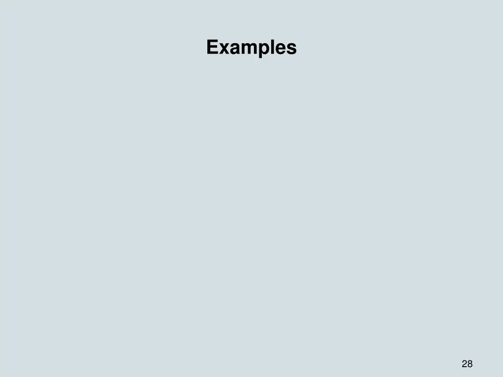 examples