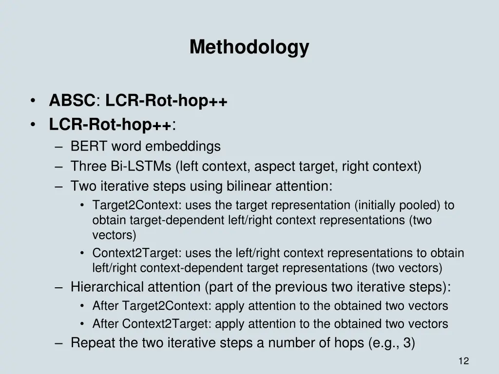 methodology