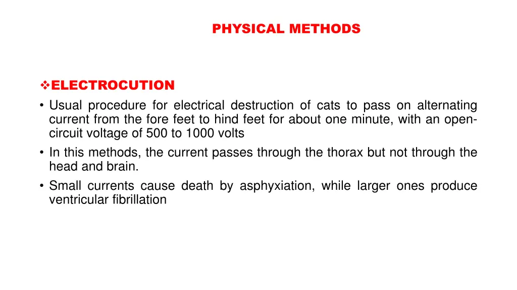 physical methods
