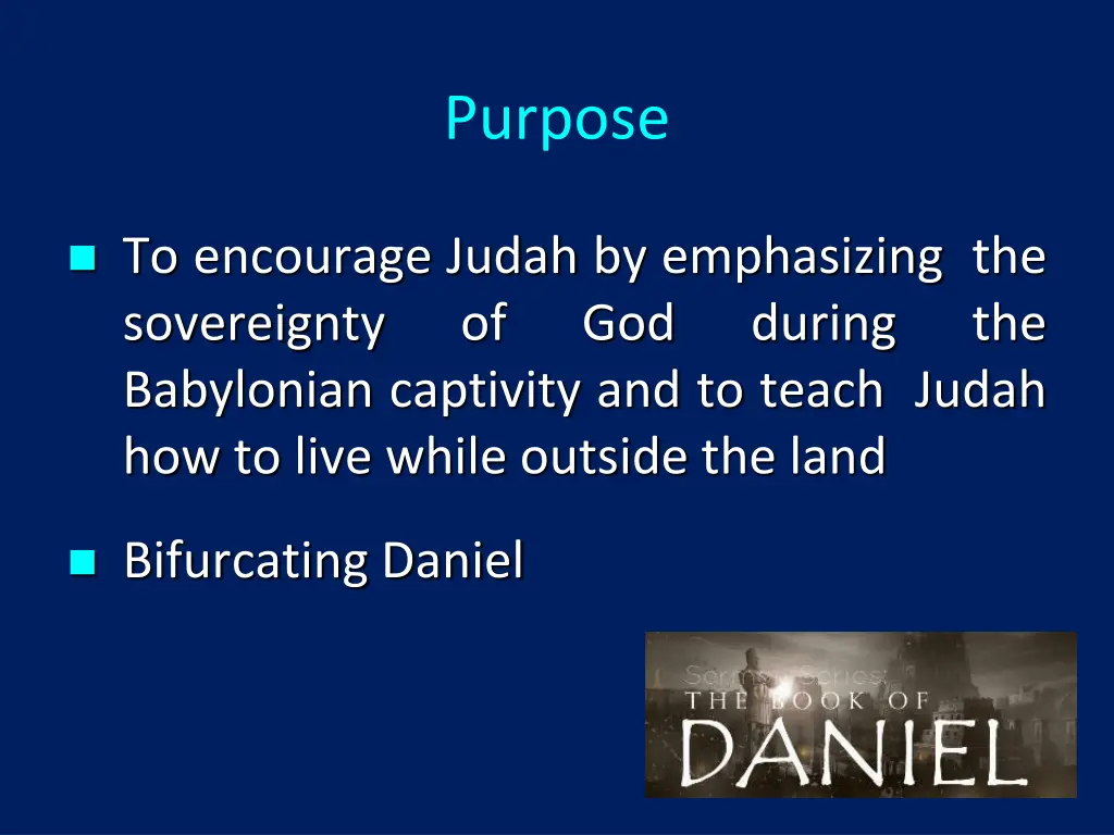 purpose