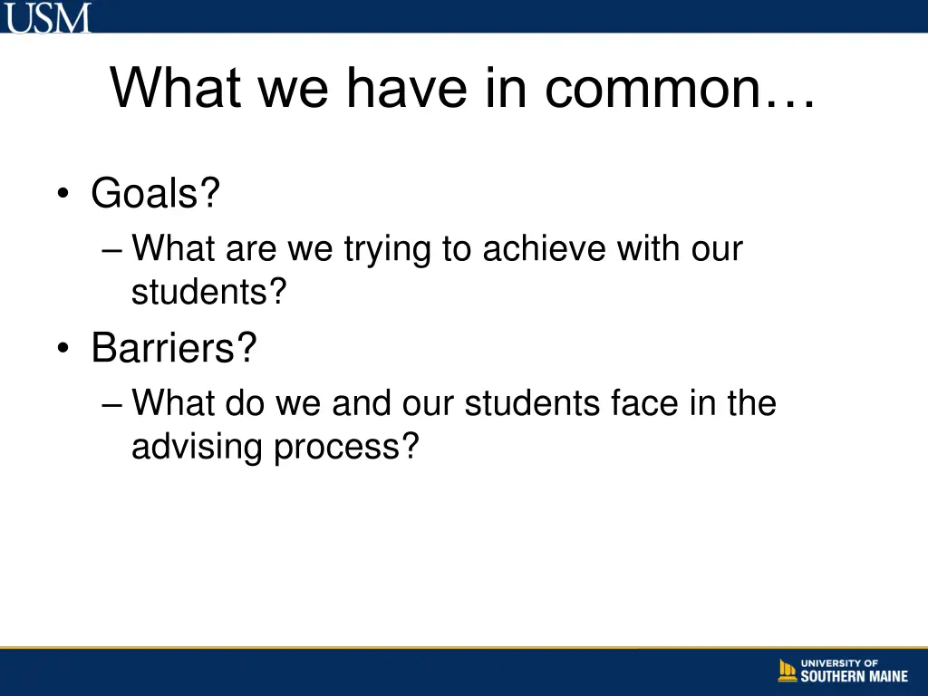 what we have in common