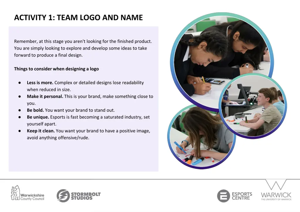 activity 1 team logo and name 3