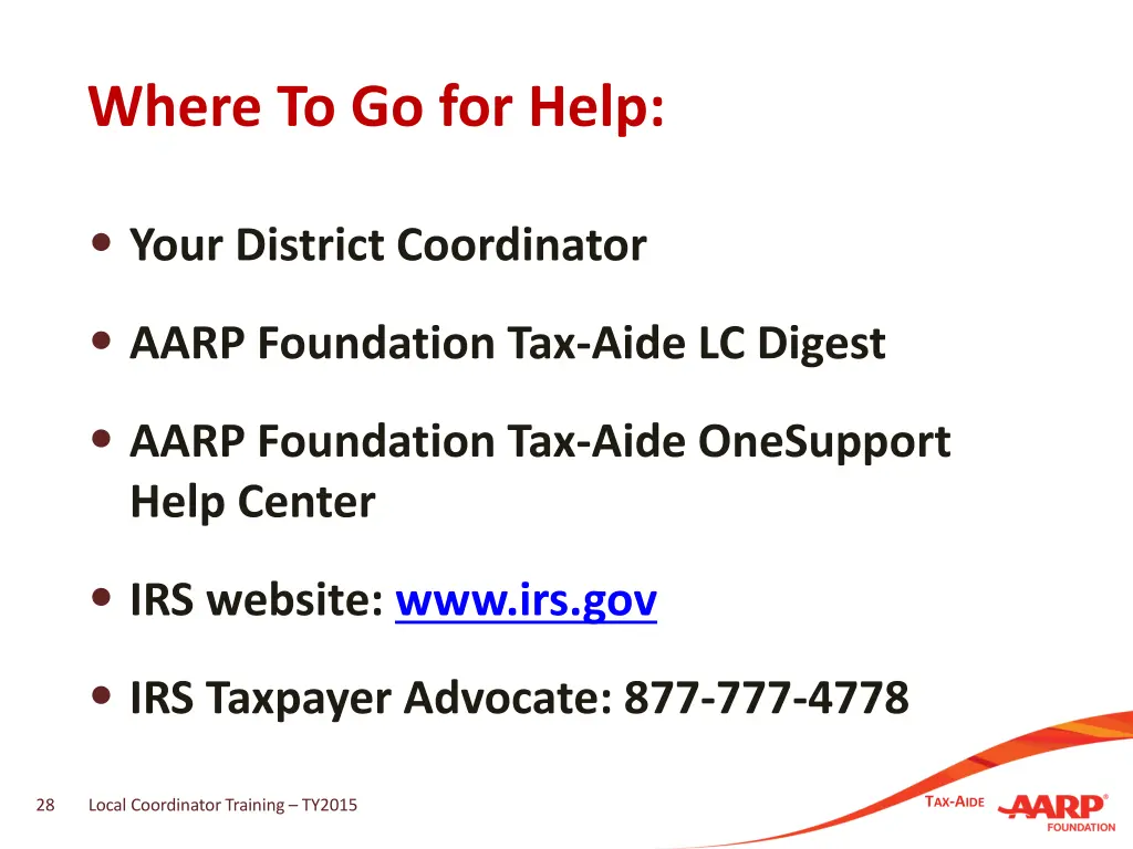 where to go for help