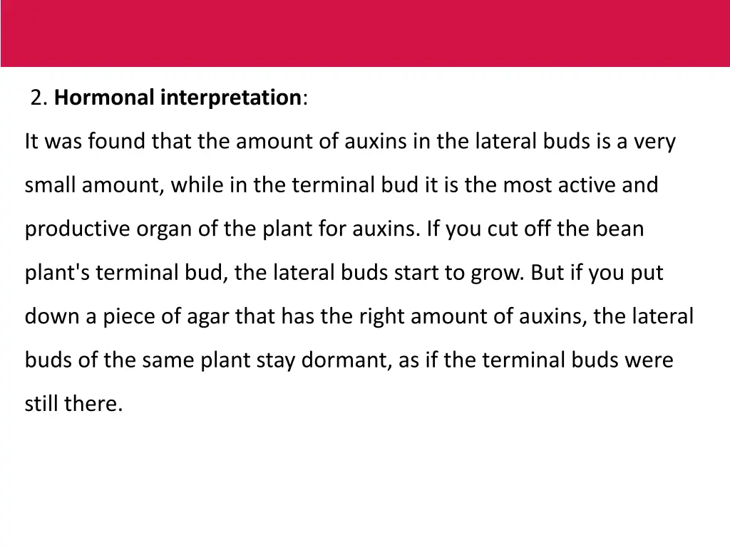 2 hormonal interpretation