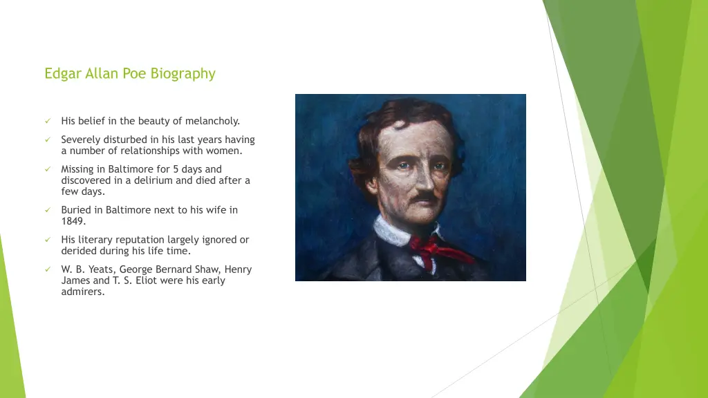 edgar allan poe biography 2