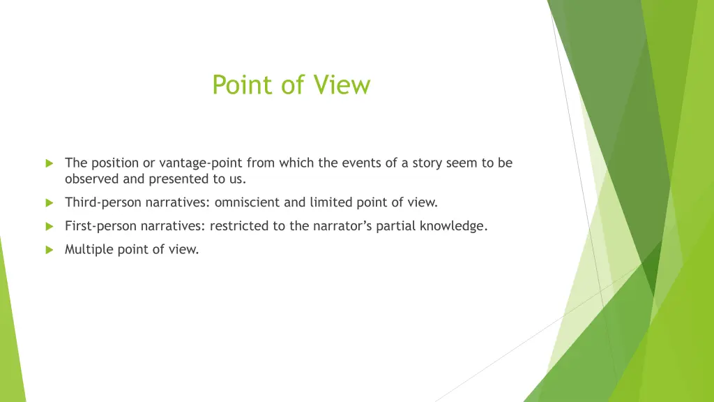 point of view