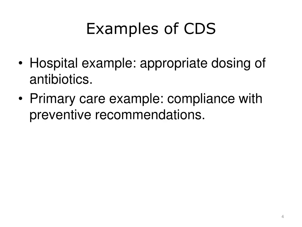 examples of cds