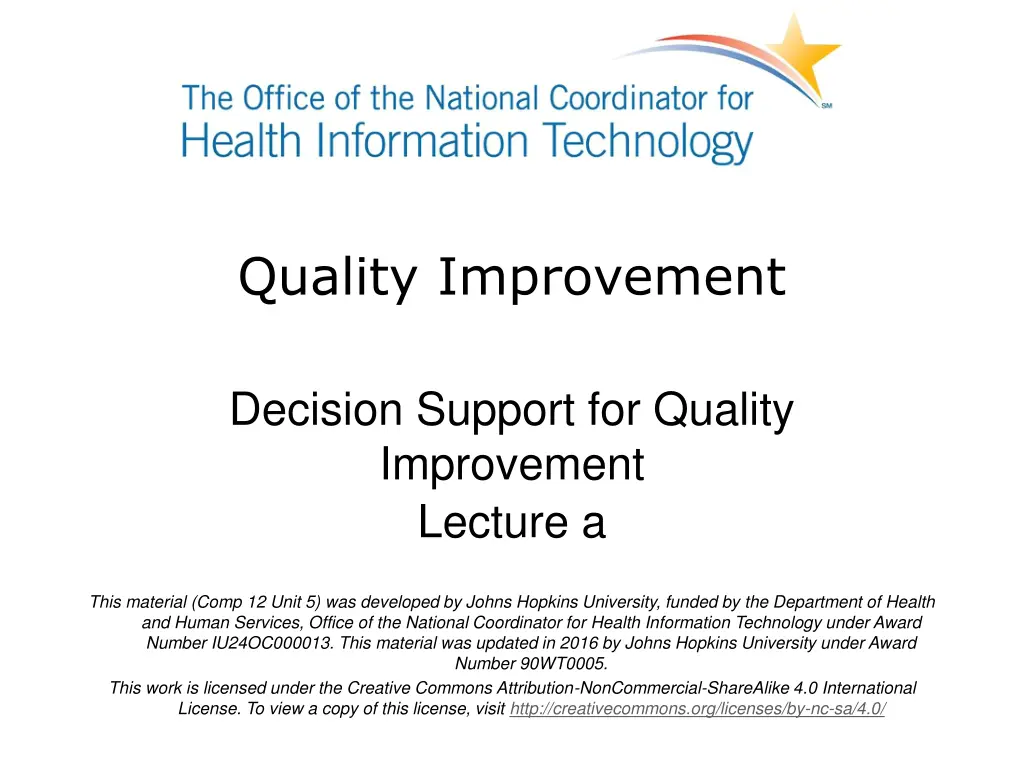 quality improvement
