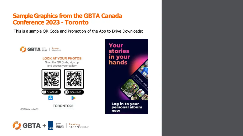 sample graphics from the gbta canada conference