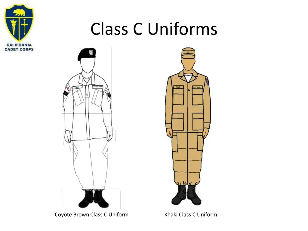 class c uniforms