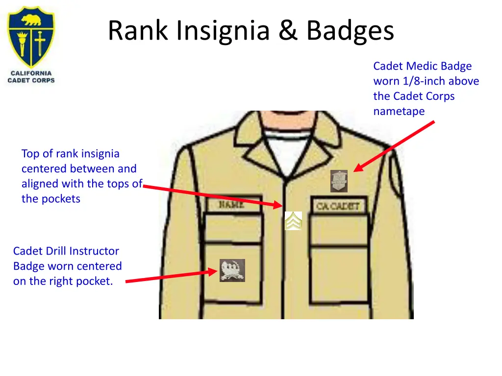 rank insignia badges
