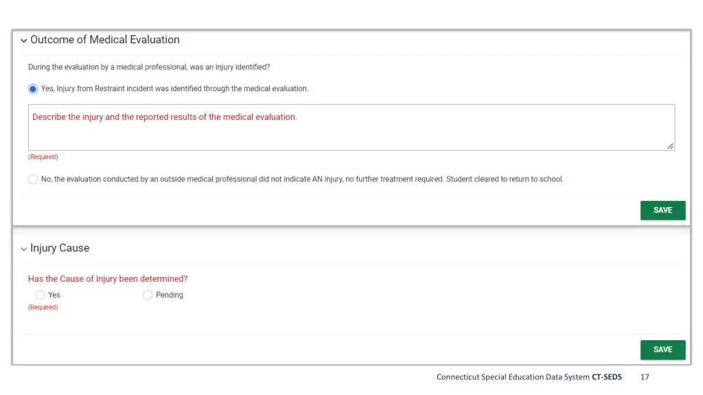 connecticut special education data system ct seds 13