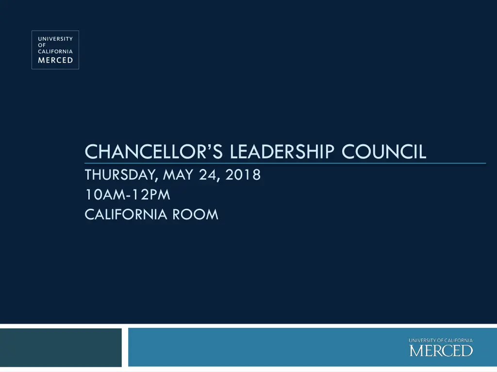 chancellor s leadership council thursday