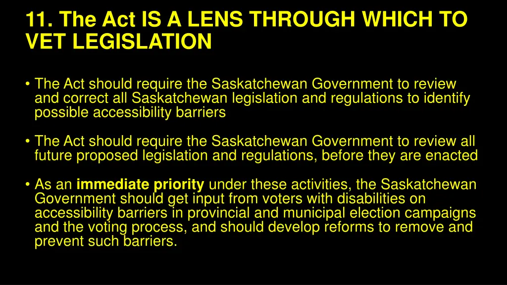11 the act is a lens through which
