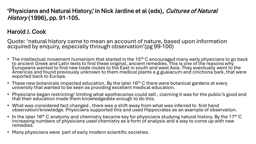 physicians and natural history in nick jardine