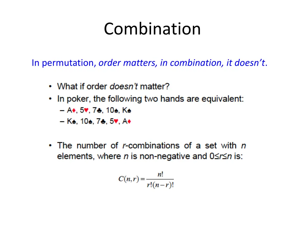 combination