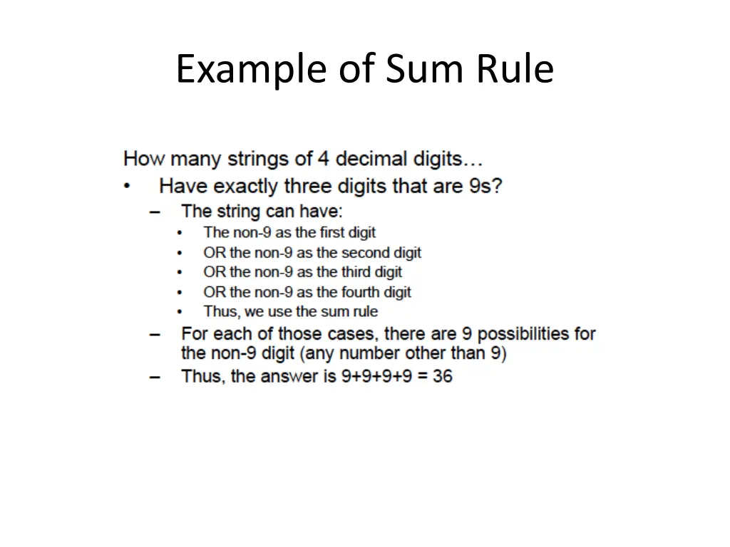 example of sum rule 1