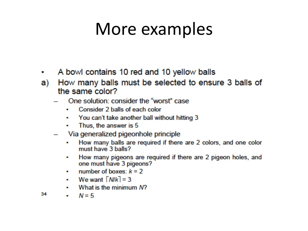 more examples