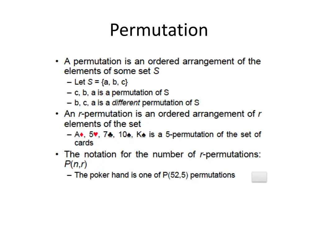 permutation