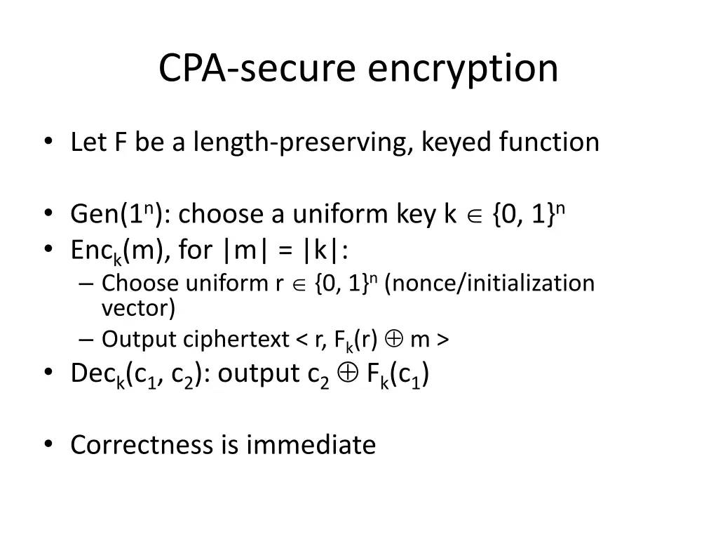 cpa secure encryption