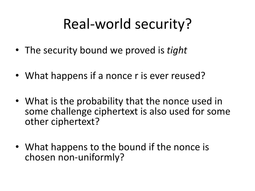 real world security