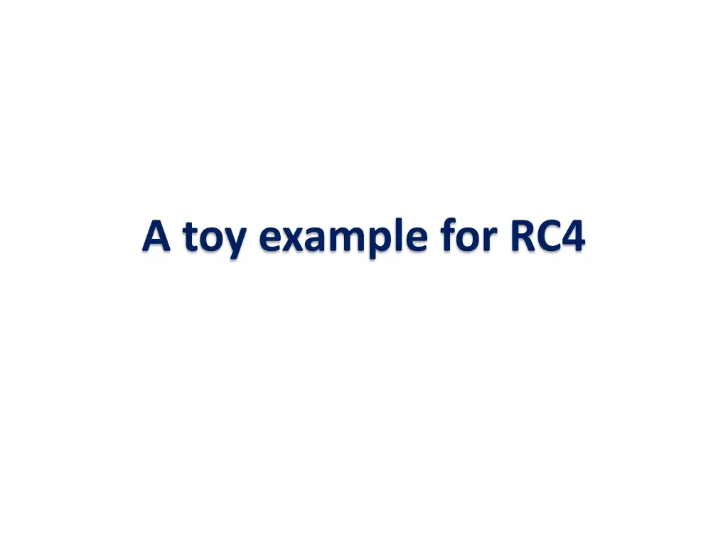a toy example for rc4