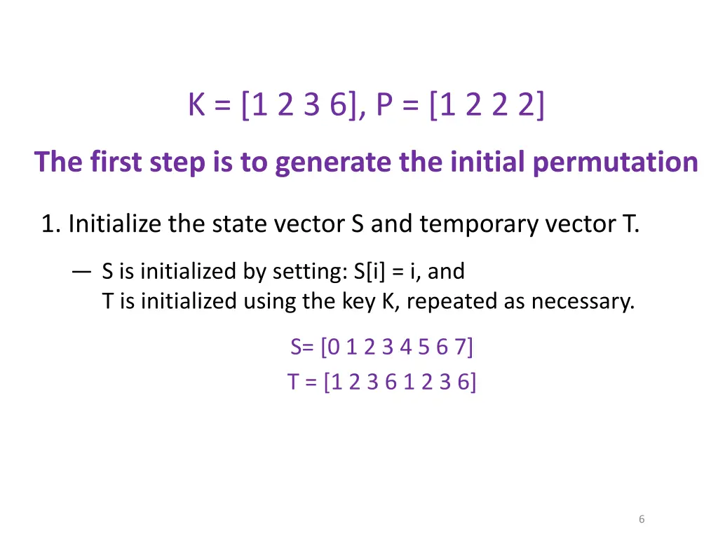 k 1 2 3 6 p 1 2 2 2