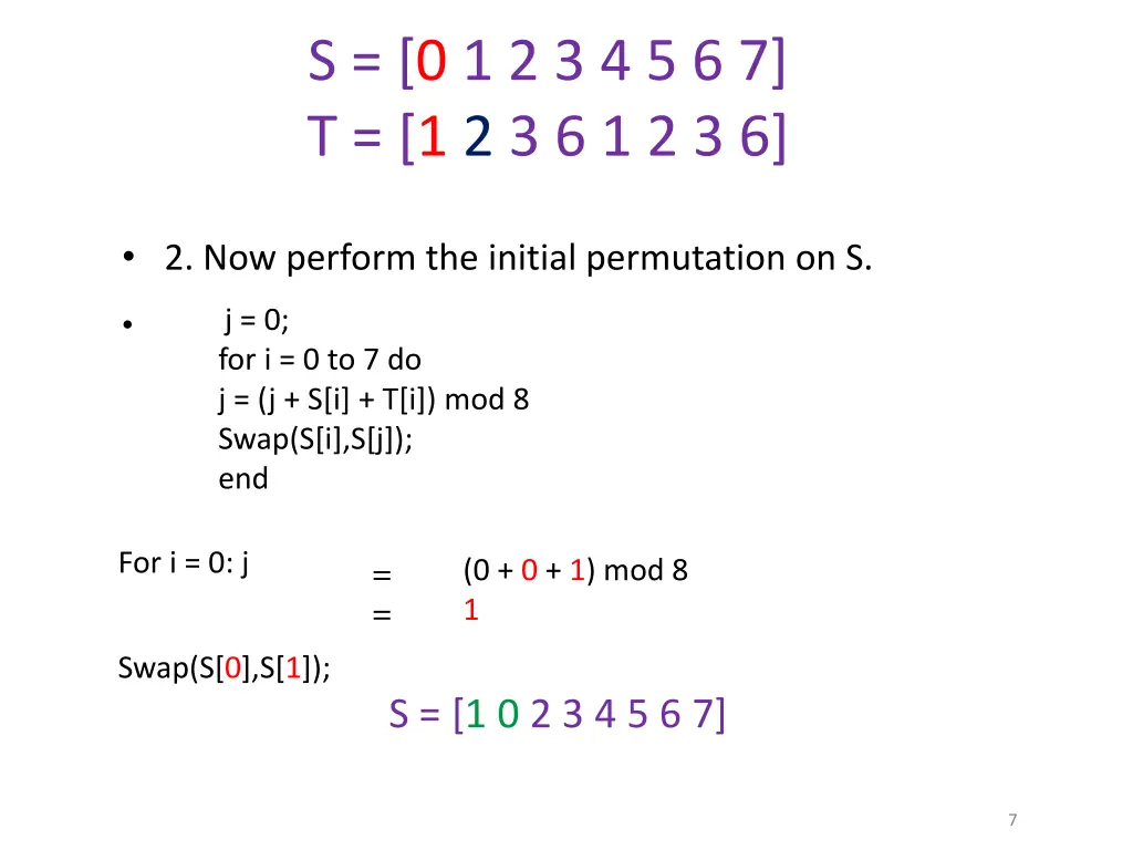 s 0 1 2 3 4 5 6 7 t 1 2 3 6 1 2 3 6